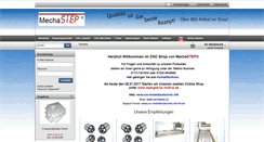 Desktop Screenshot of mechastep.de